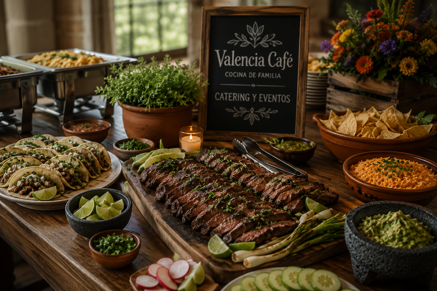 Catering & events: taquizas for offices and wineries in Napa